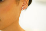 Shiny Lightning Diamond Earrings - additional view