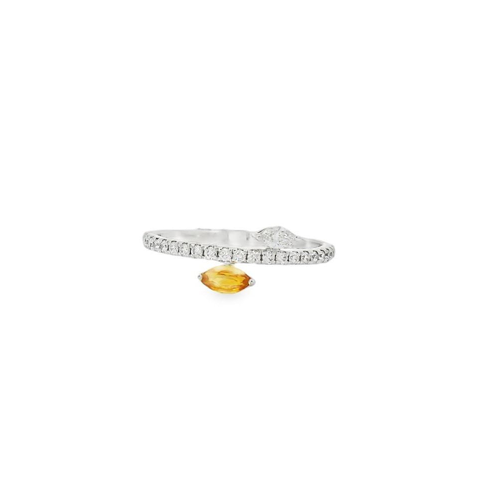 Delightful Marquise Sapphire and Diamond Ring