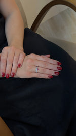 Ruby Pear Baguette Diamond Crown Ring - additional view