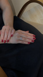 Pink Sapphire Oval Baguette Diamond Crown Ring - additional view