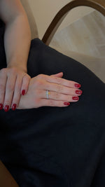 Delightful Square Yellow Sapphire and Diamond Ring - additional view