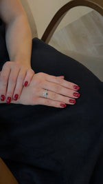 Captivating Baguette Sapphire and Diamond Ring - additional view