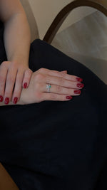 Delightful Baguette Emerald and Diamond Ring - additional view