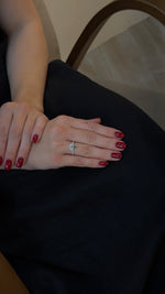 Delightful Baguette Emerald Dual Marquise Diamond Ring - additional view