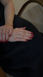 Delicate Illusion Heart Diamond Ring - additional view