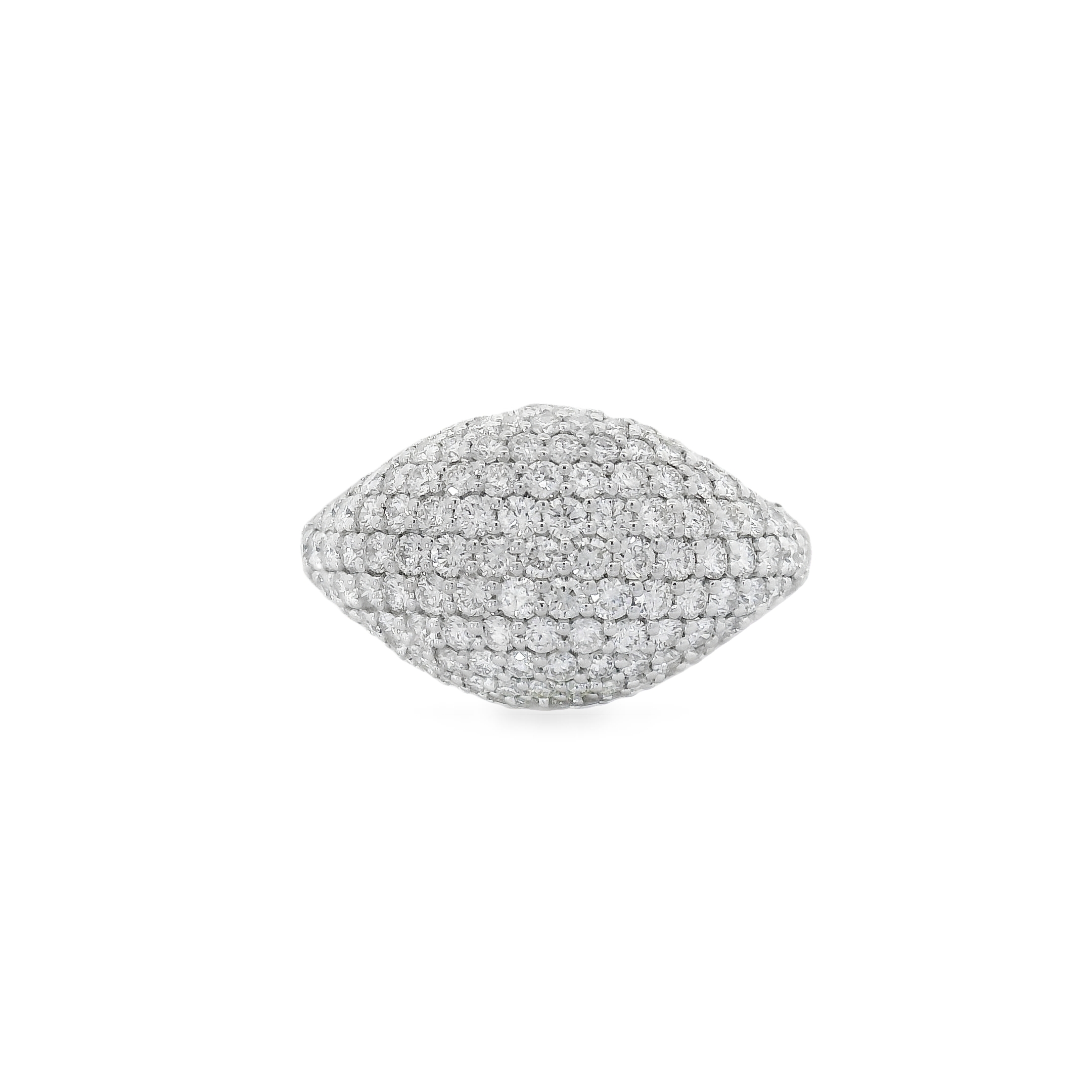Chic Full Diamond Pinky Ring